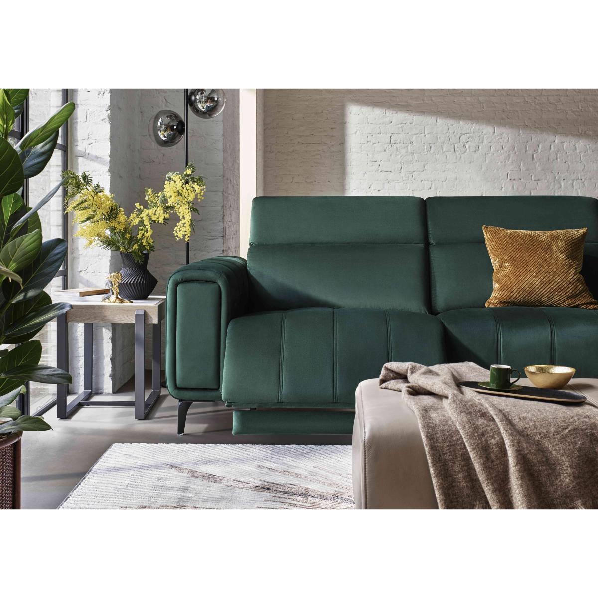 Elphaba Fabric 2 Seater Sofa with Storage Arms – image 2