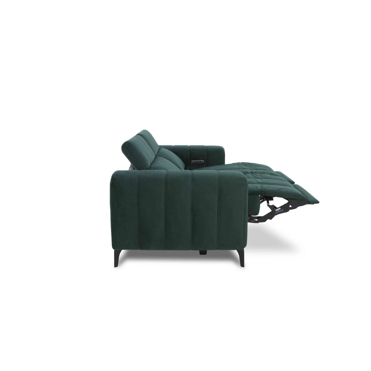 Elphaba Fabric 2 Seater Sofa with Storage Arms – image 11