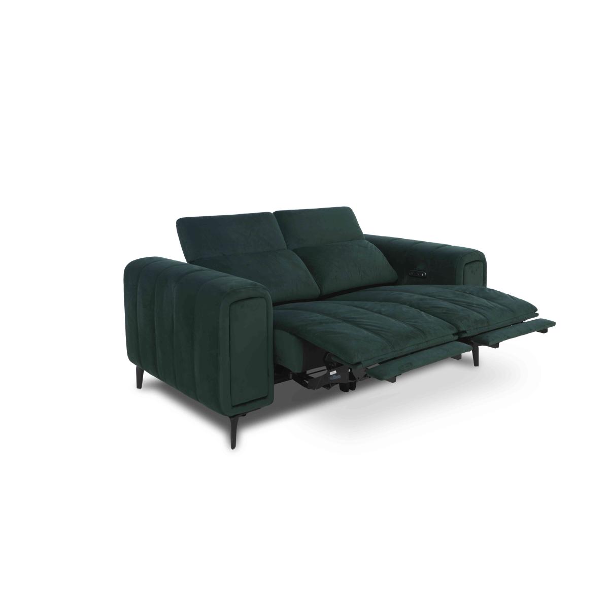 Elphaba Fabric 2 Seater Sofa with Storage Arms – image 9