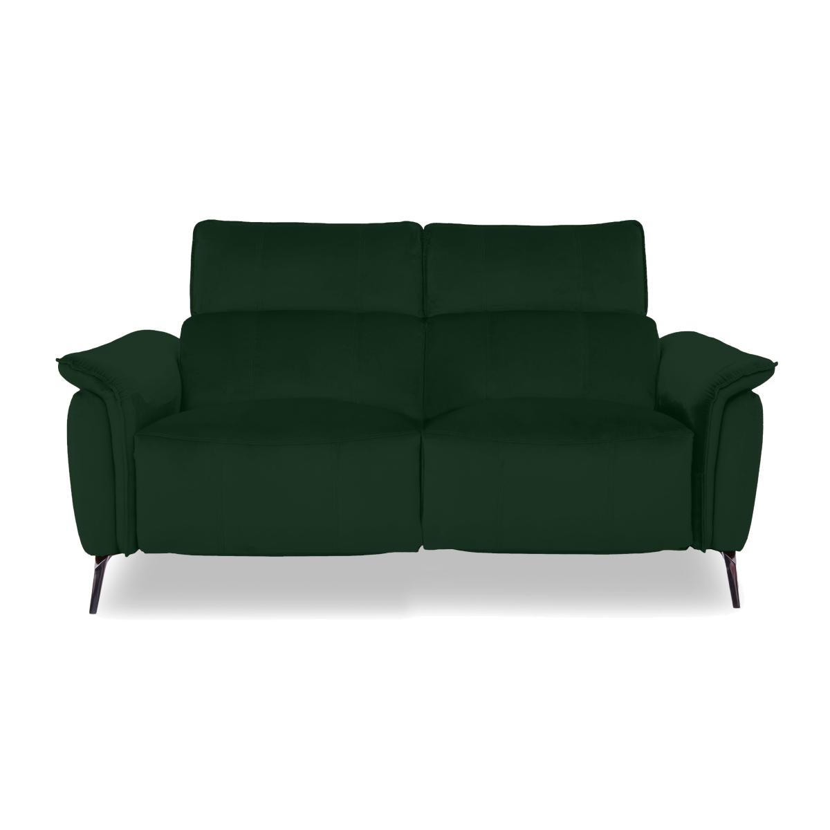 Jude Fabric 2 Seater Sofa - Bottle Green – image 1