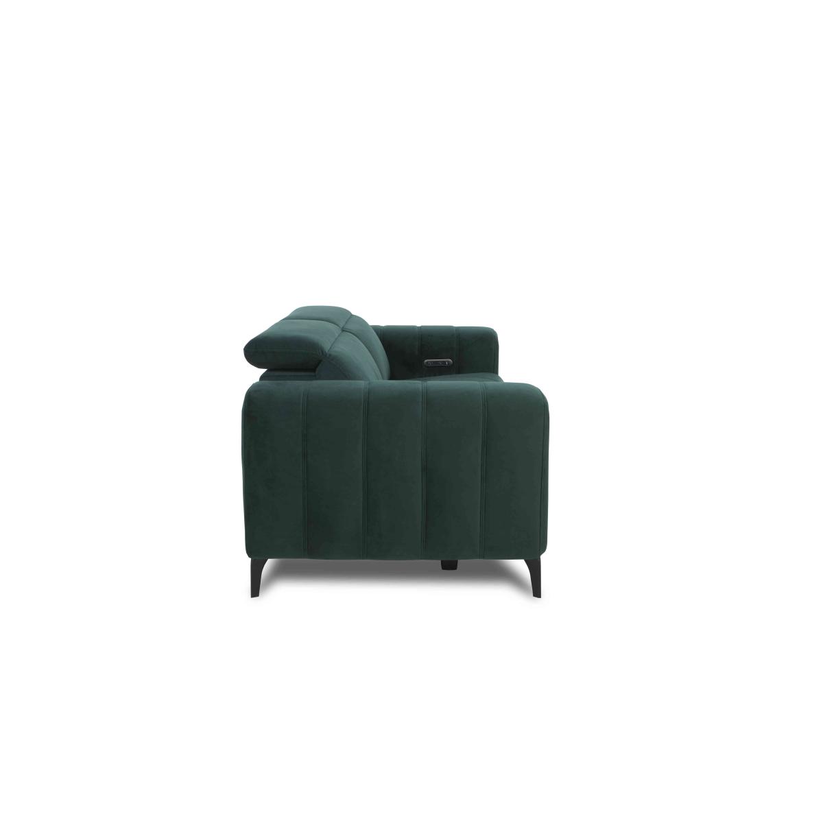 Elphaba Fabric 2 Seater Sofa with Storage Arms - Dexter Shadow – image 9