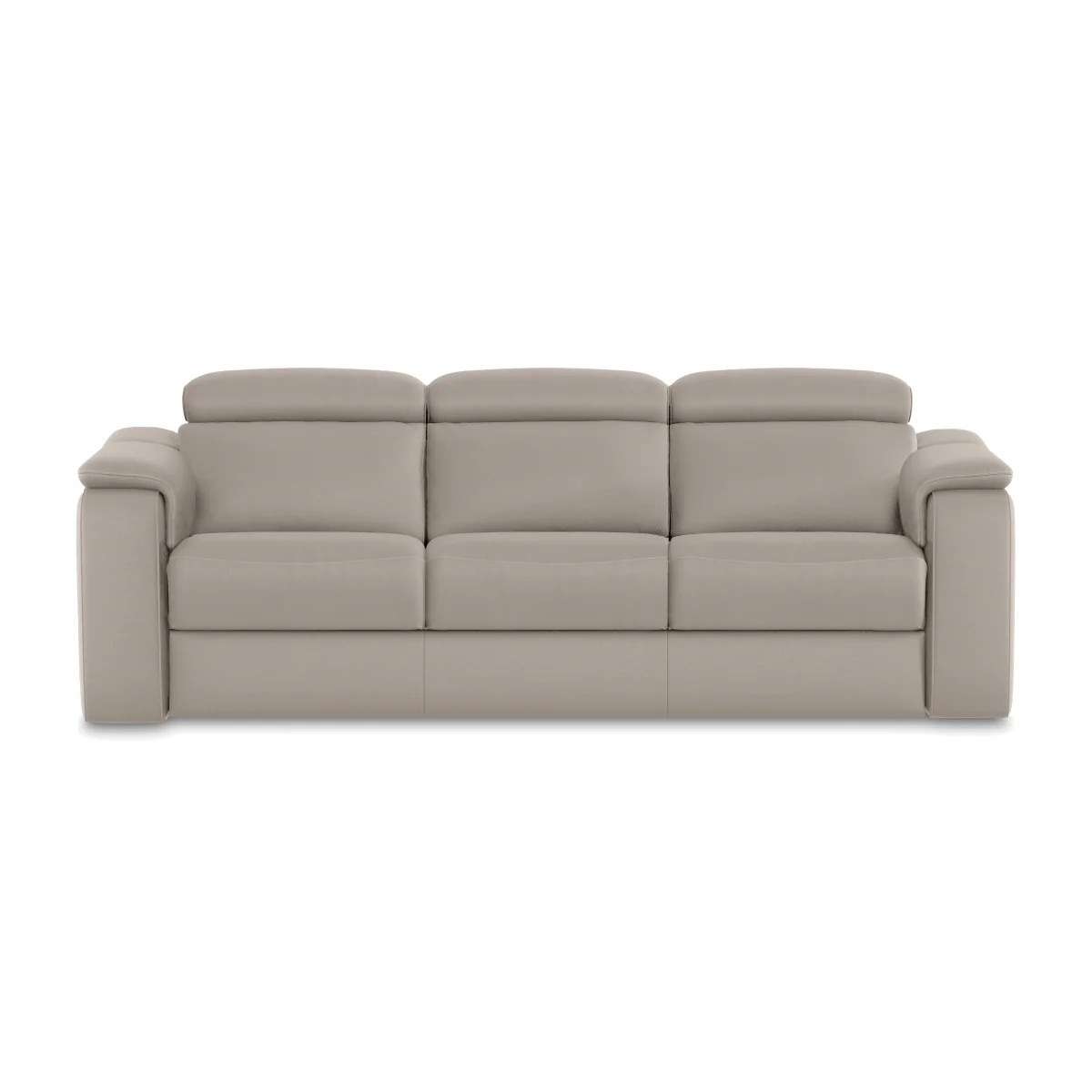 Nicoletti - Canto 3 Seater 3 Cushion Leather Sofa – image 1