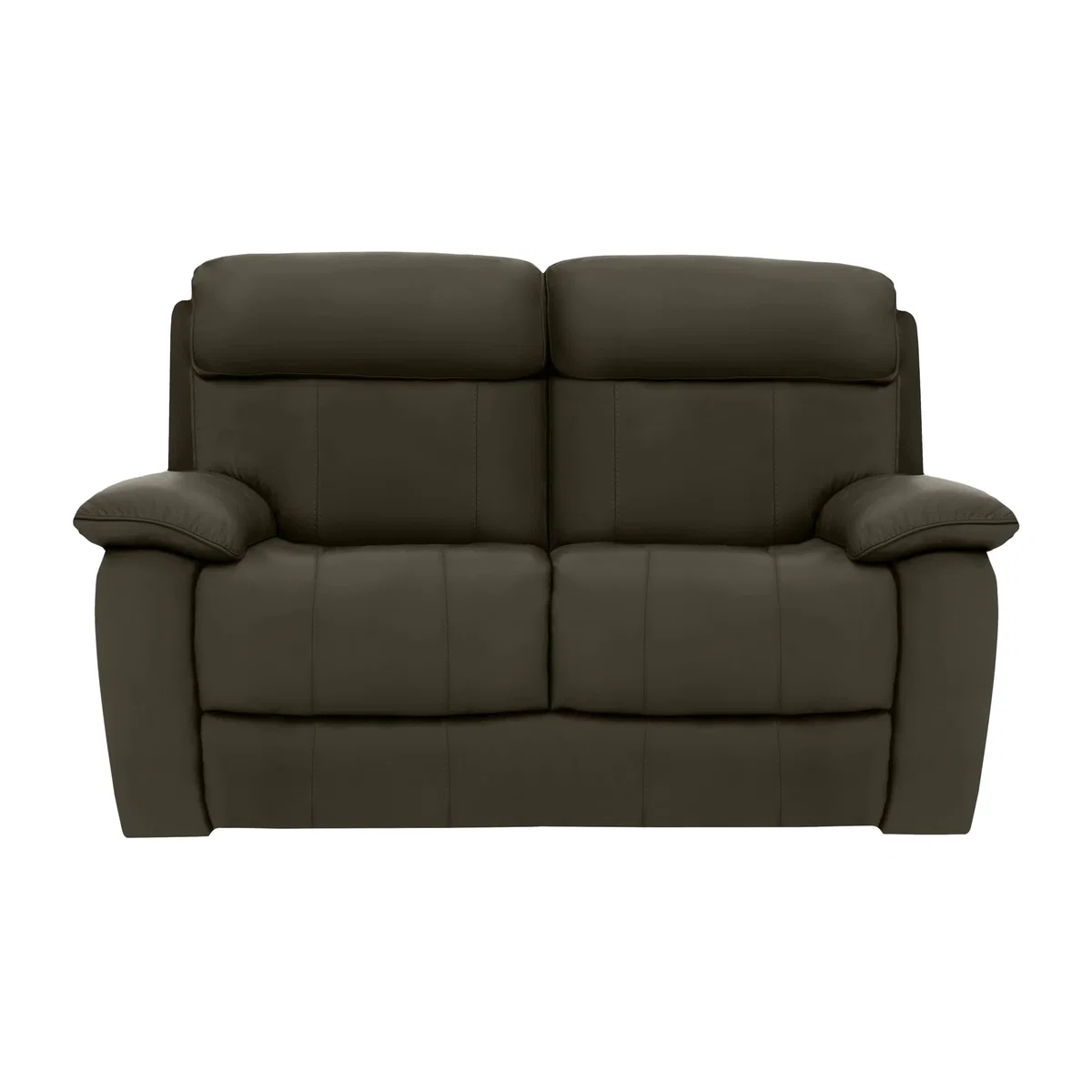 Moreno 2 Seater Leather Sofa - Olive – image 1