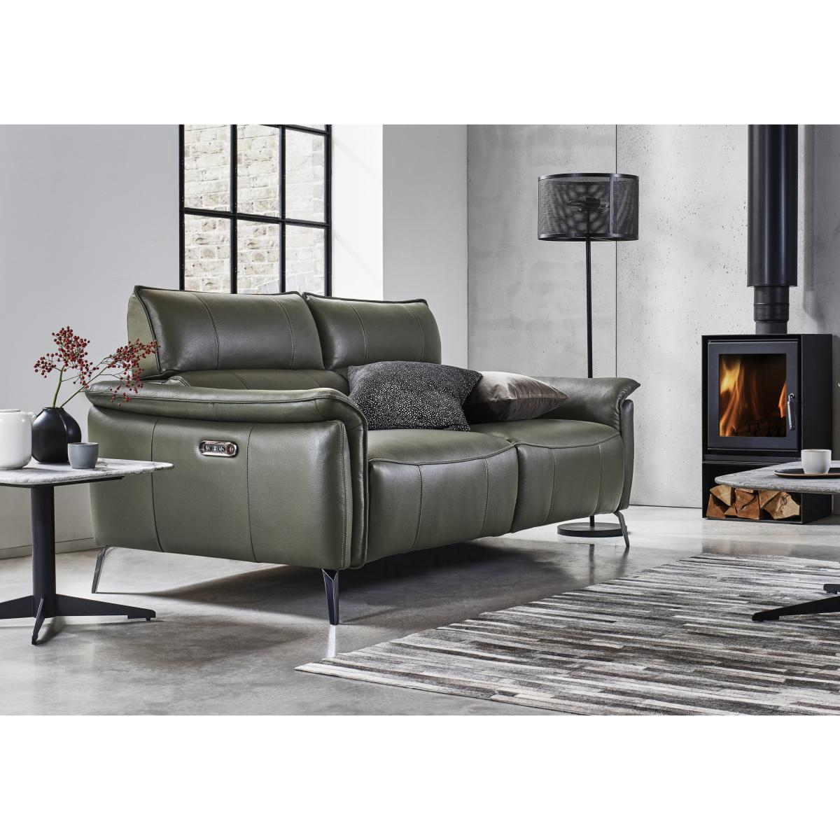 Jude 3 Seater Leather Sofa - Montana Barley – image 3