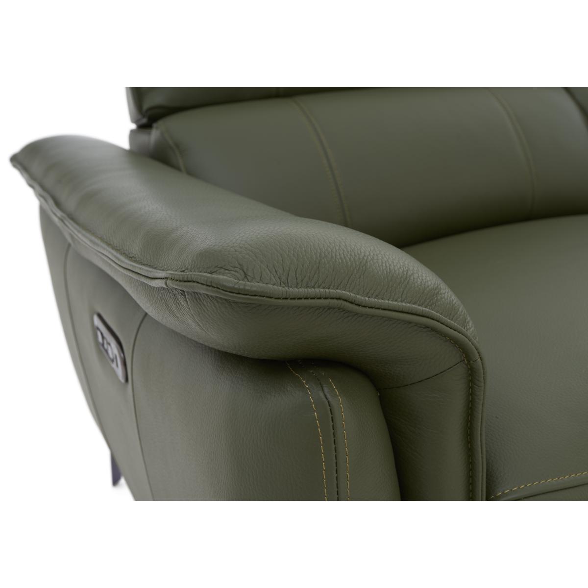 Jude 3 Seater Leather Sofa - Montana Barley – image 9