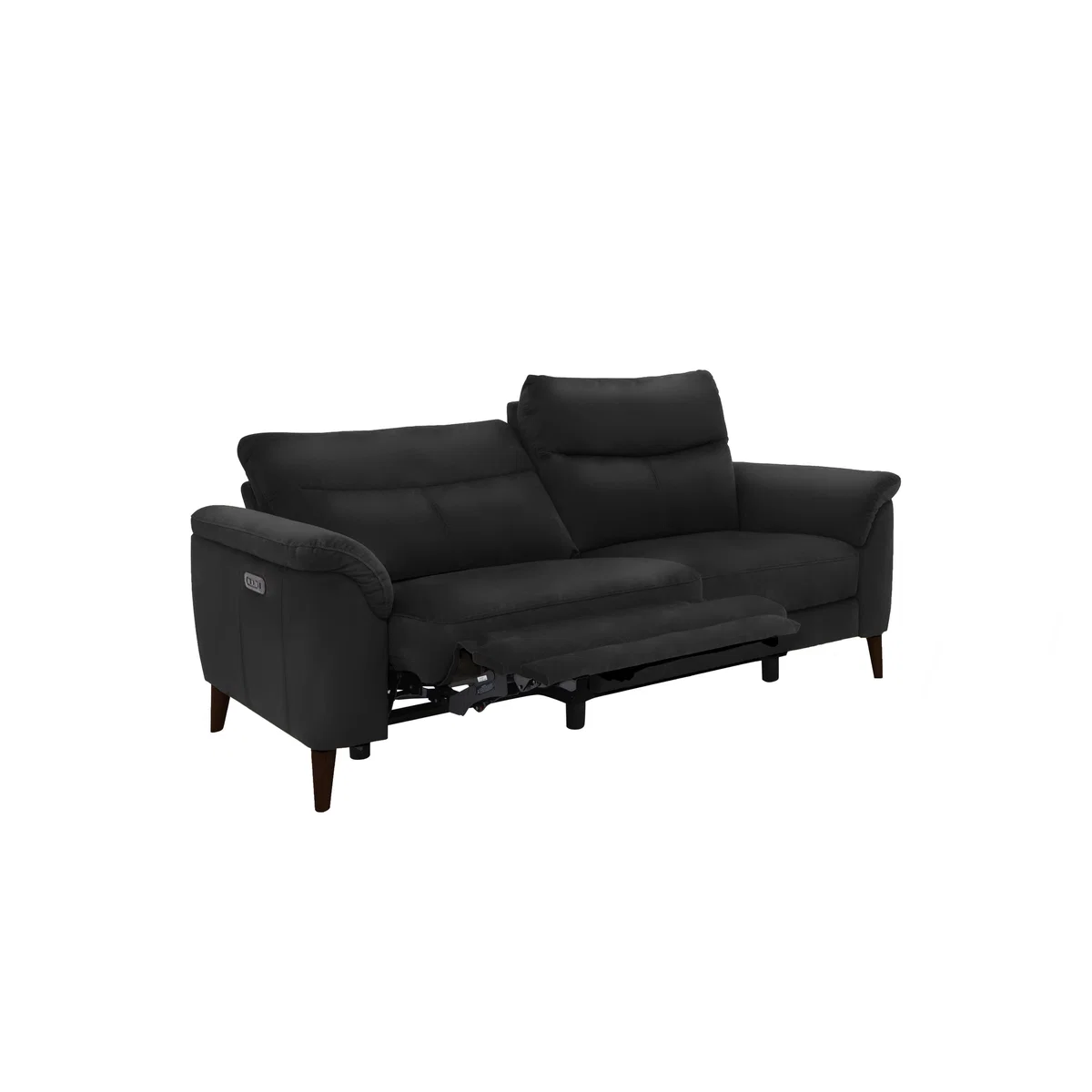 Morgan 3 Seater Leather Sofa - Bone China – image 6