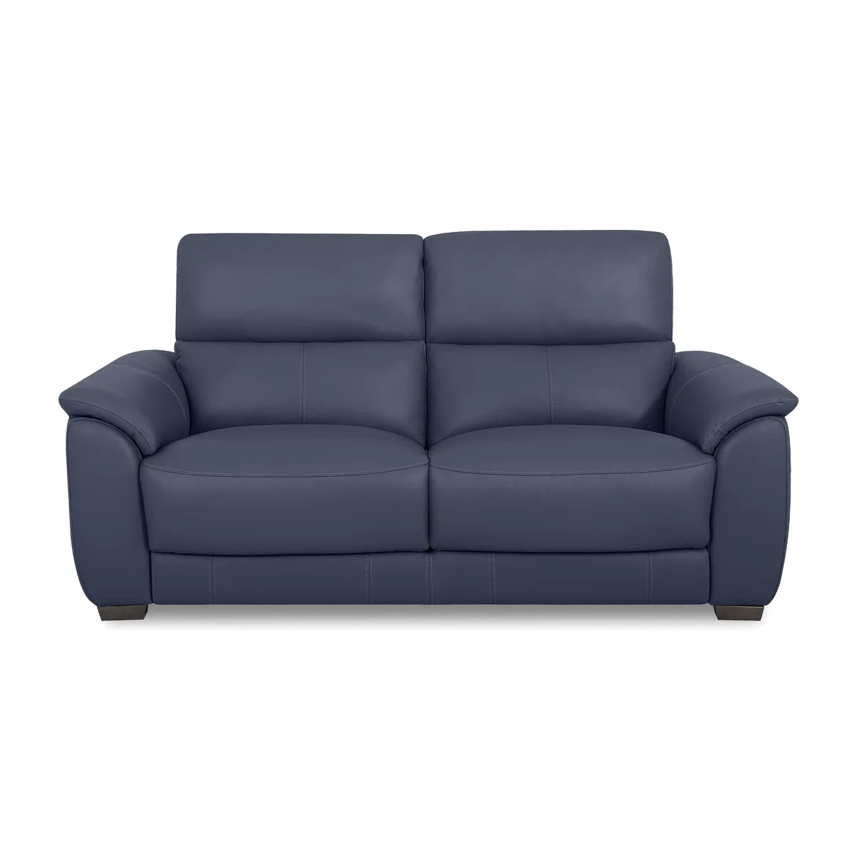 World of Leather - Saffron BV Leather 3 Seater Sofa - BV Ocean Blue – image 1