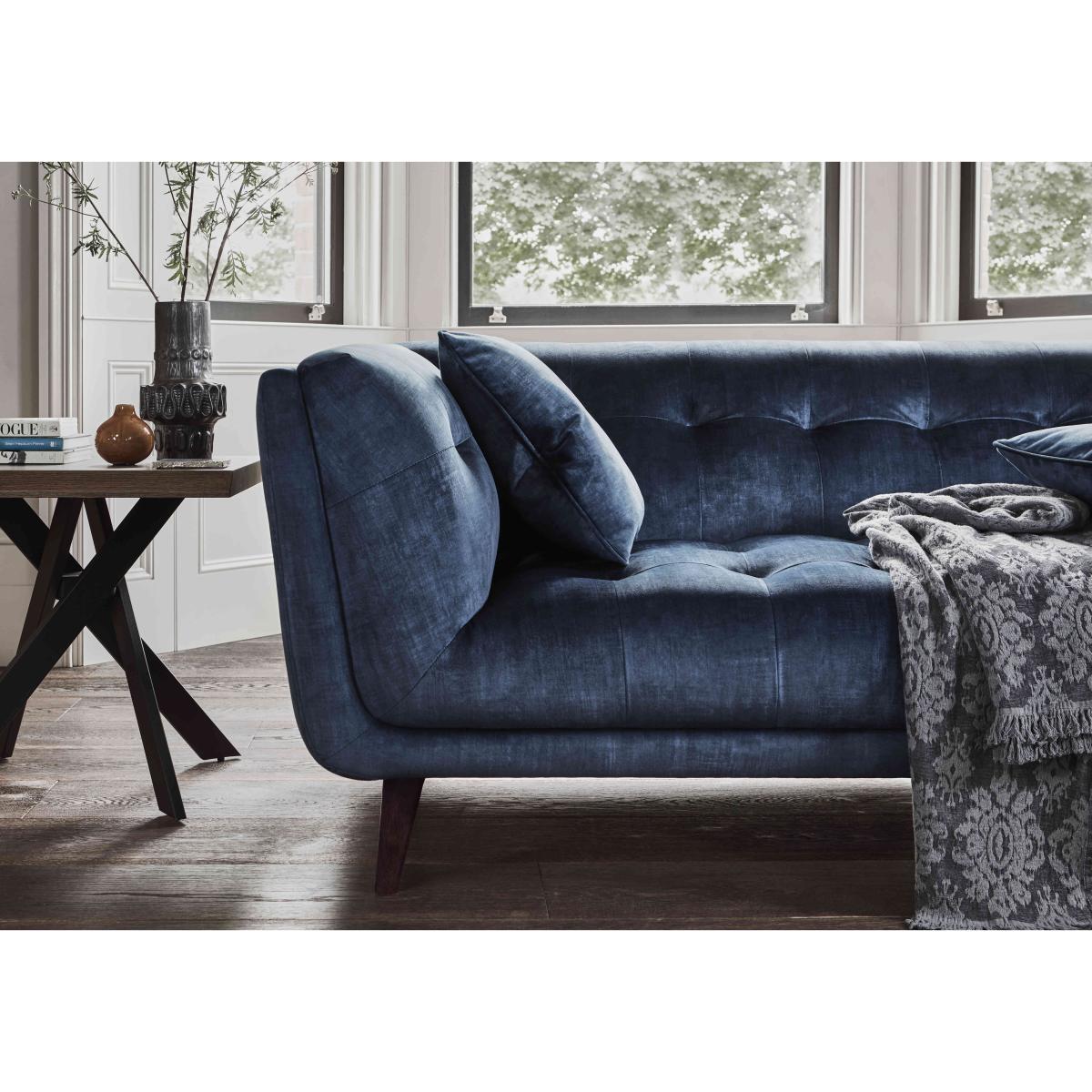 Rene 3 Seater Fabric Sofa - Khaki – image 3
