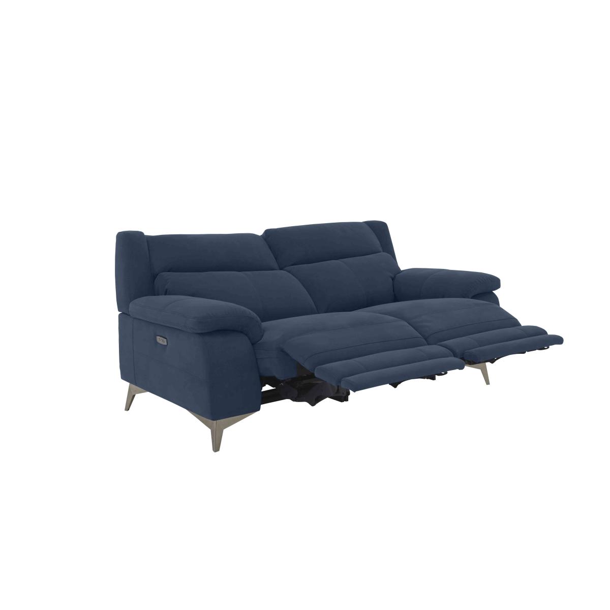 Missouri 3 Seater Fabric Power Recliner Sofa - Light Khaki – image 6