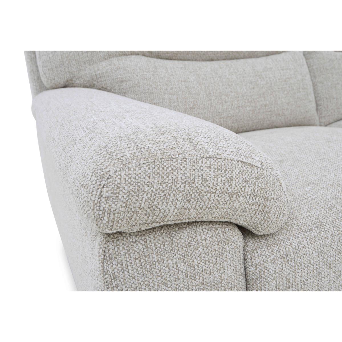 Hetty 3 Seater Fabric Sofa - R120 Light Khaki – image 2