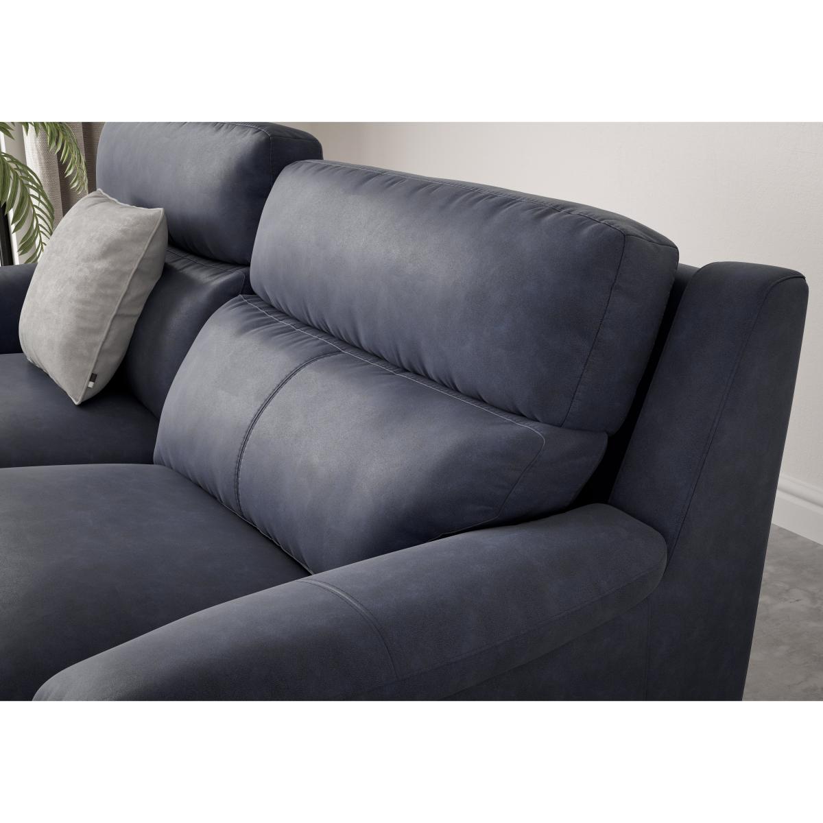 Contempo 3 Seater Fabric Sofa - Baby Blue – image 4