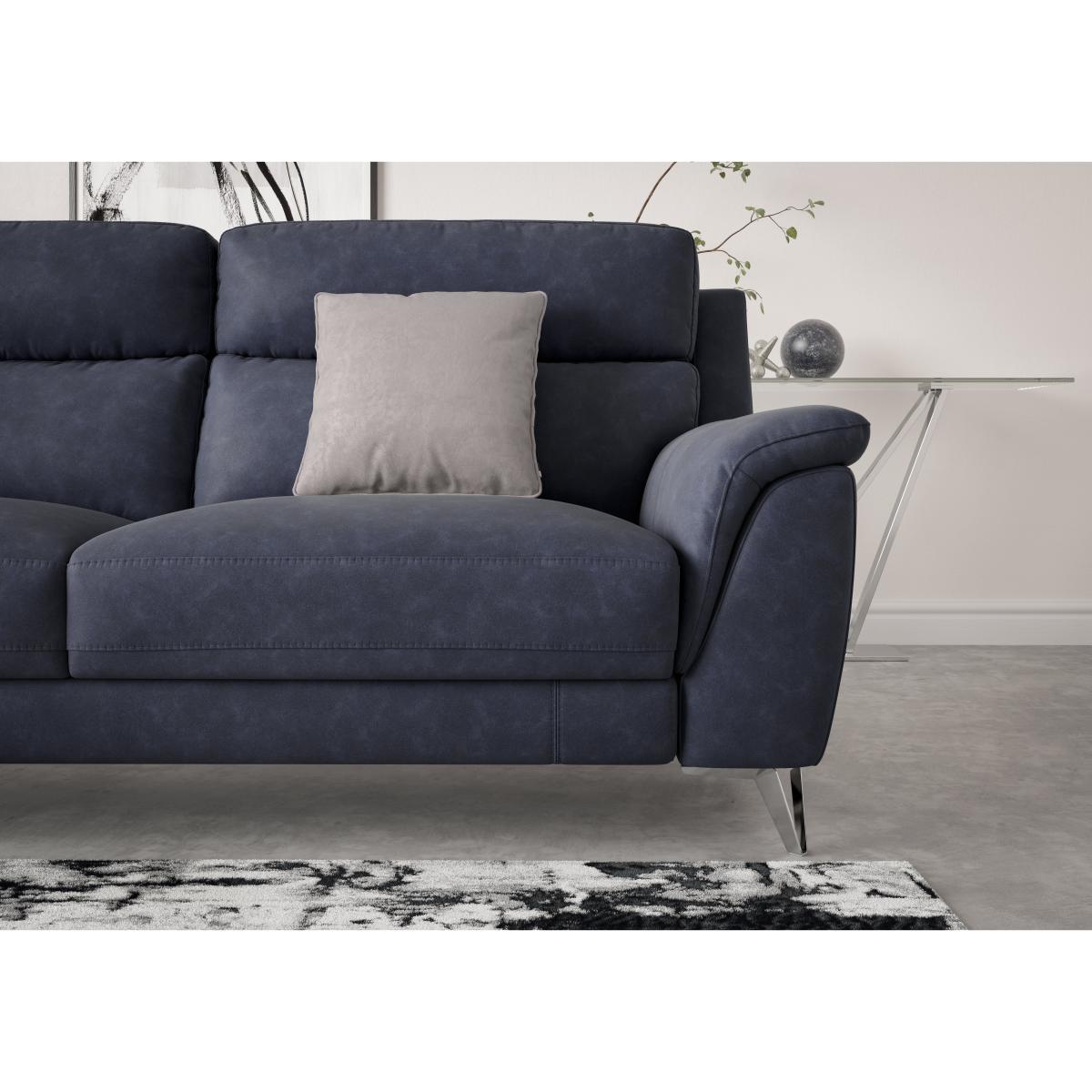 Contempo 3 Seater Fabric Sofa - Baby Blue – image 5