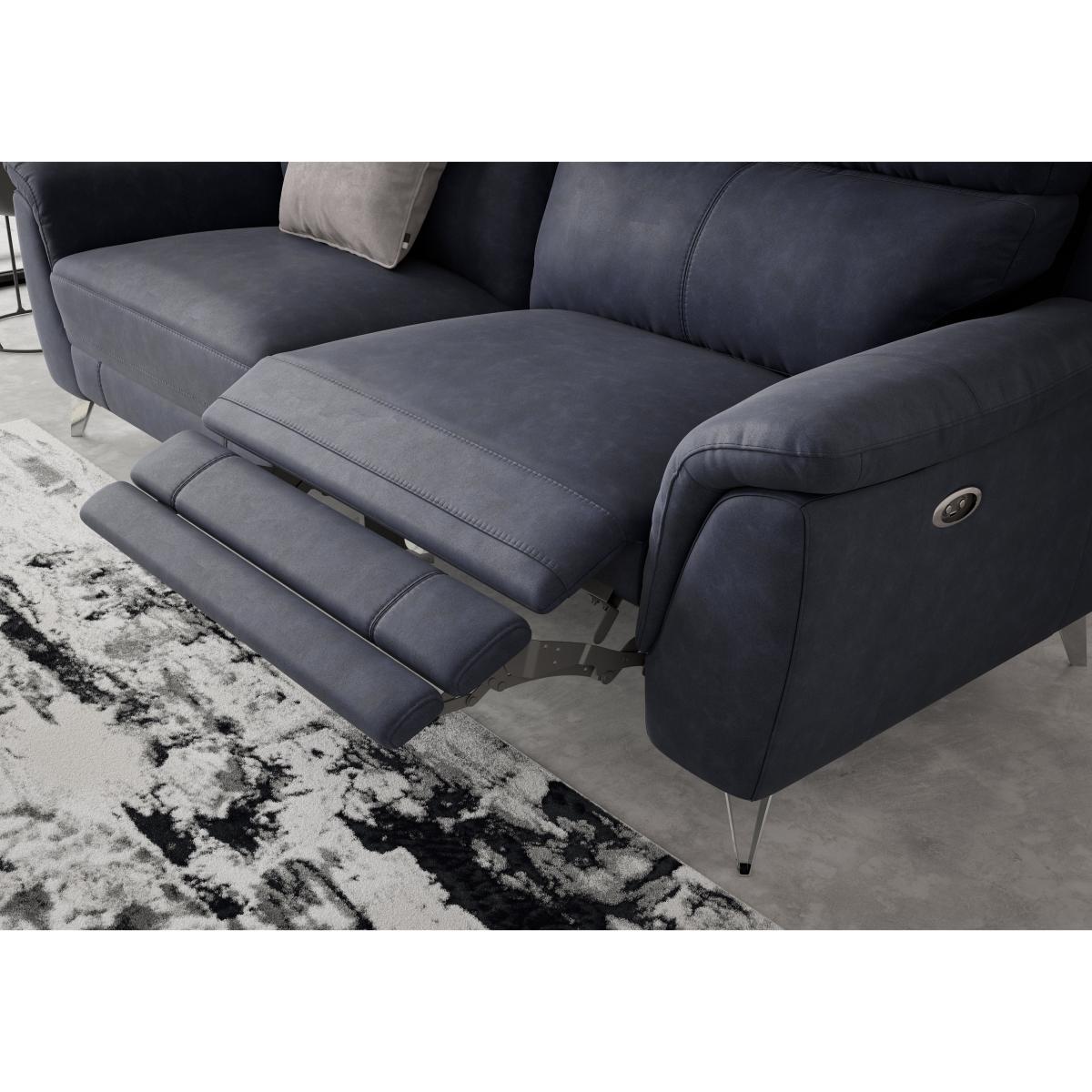 Contempo 3 Seater Fabric Sofa - Baby Blue – image 6