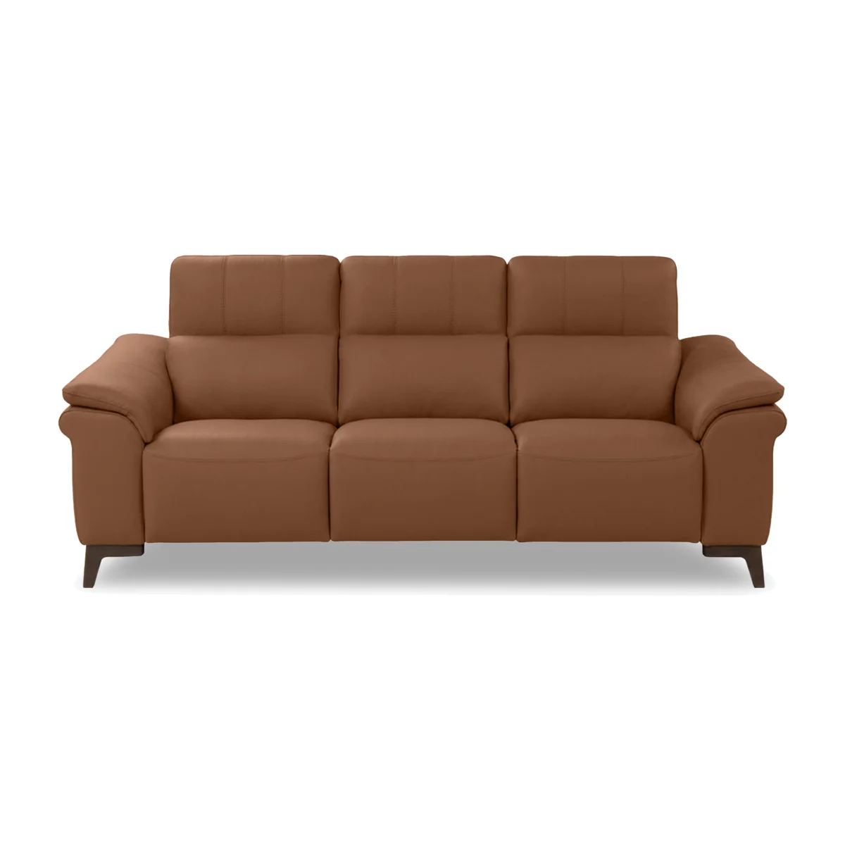 Nicoletti - Marconi 3 Seater 3 Cushion Leather Sofa – image 1