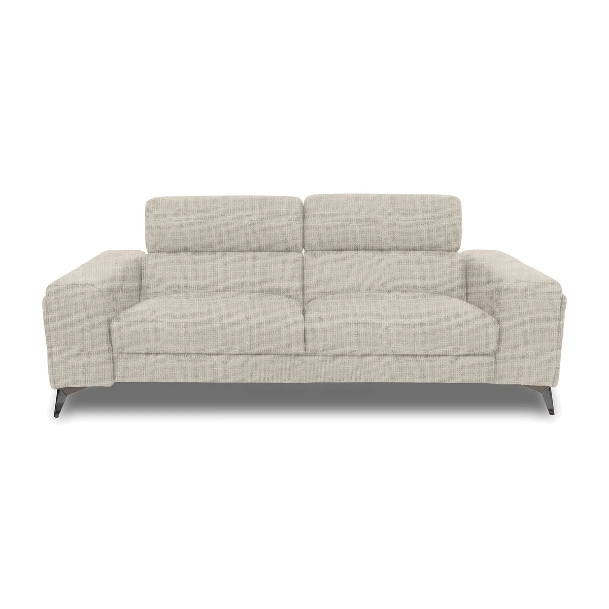 Action Fabric 3 Seater Sofa - Weave Stone – image 1