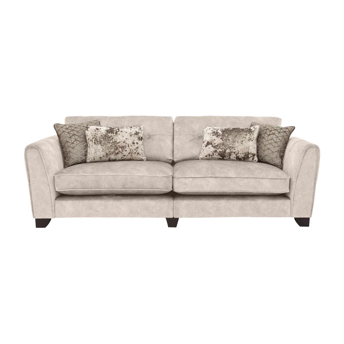 Mariah 4 Seater Fabric Classic Back Split Frame Sofa – image 1