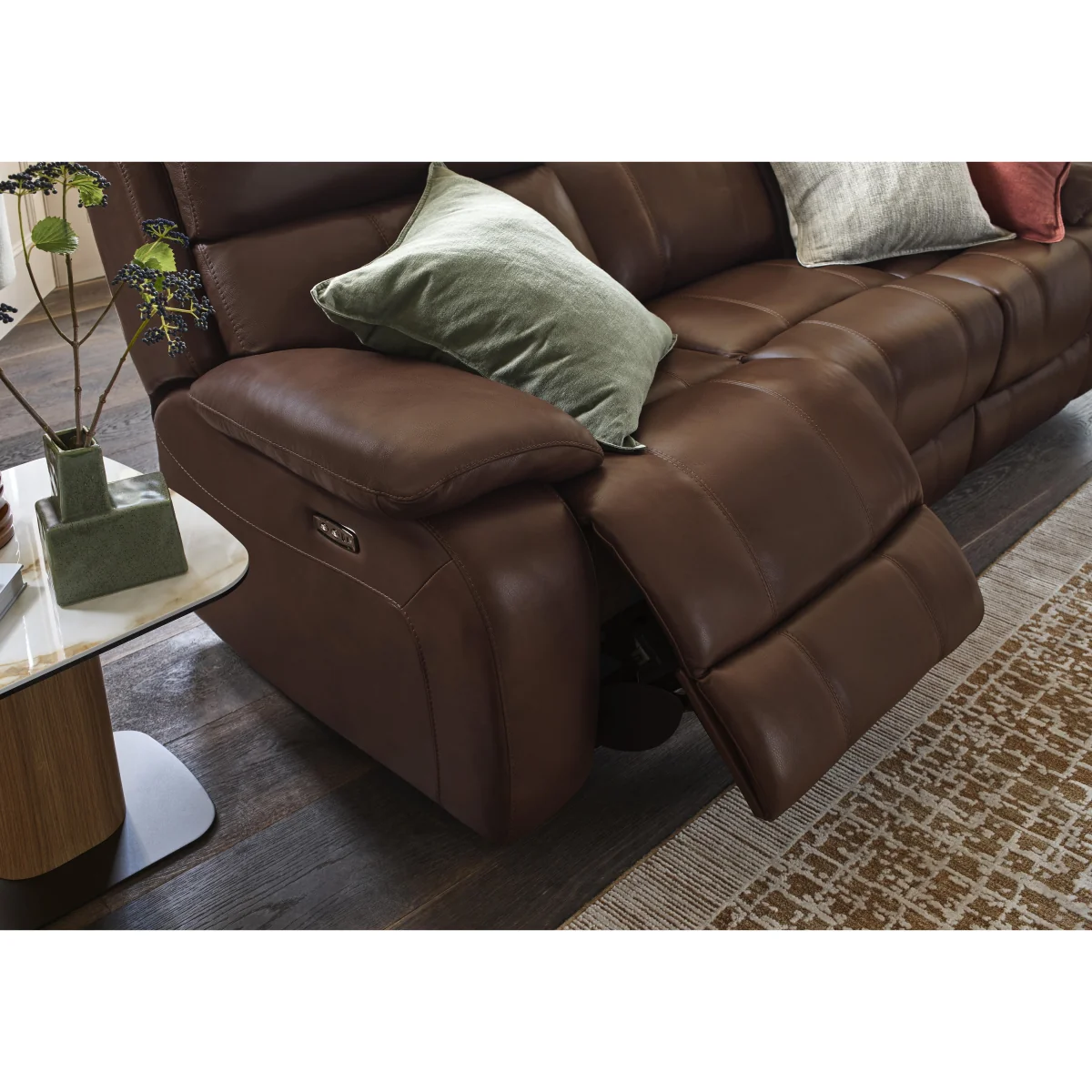 World of Leather - Moreno 3 Seater Leather Sofa with Power Recliner - Sofas and Armchairs - In Time for Christmas – image 4