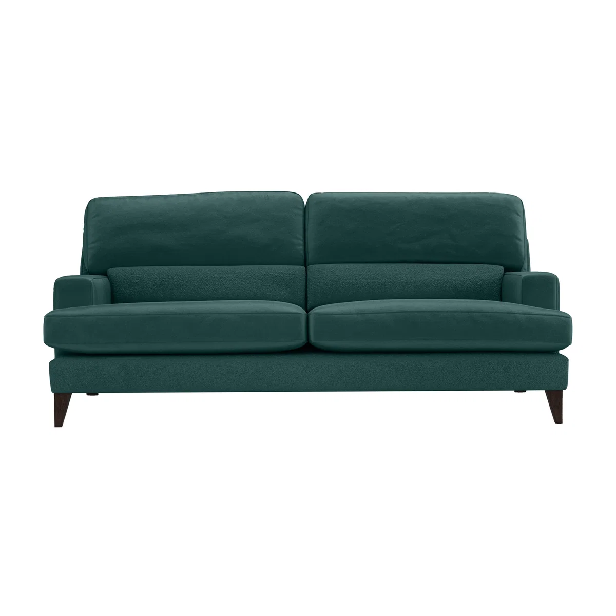 The Lounge Co. - Romilly 4 Seater Fabric Foam Fill Sofa - Evening Teal – image 1