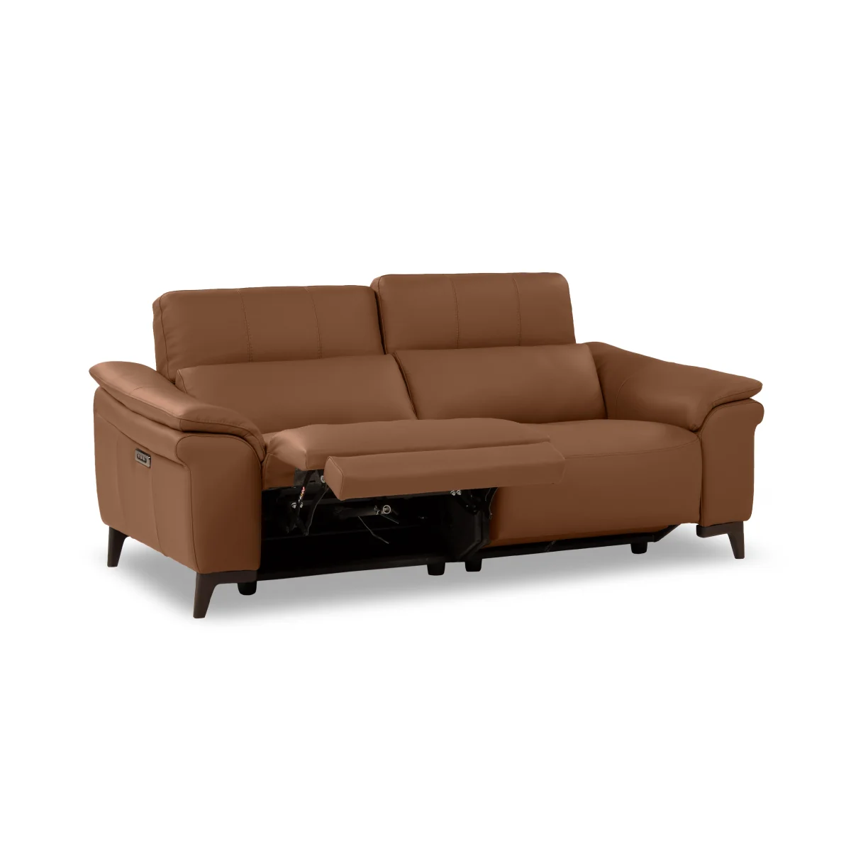 Nicoletti - Marconi 3 Seater Leather Sofa - Torello Bianco Puro – image 9