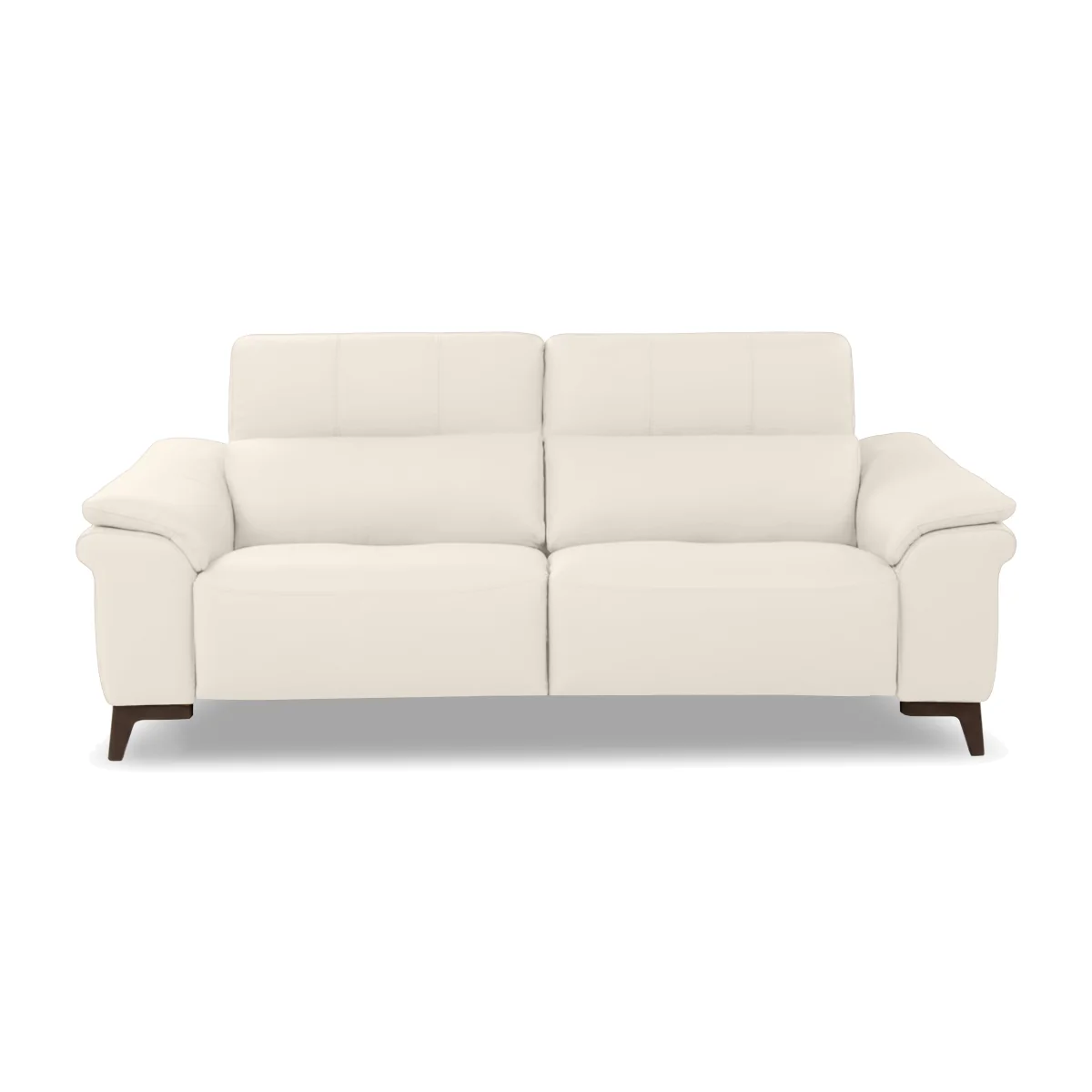 Nicoletti - Marconi 3 Seater Leather Sofa - Torello Bianco Puro – image 1