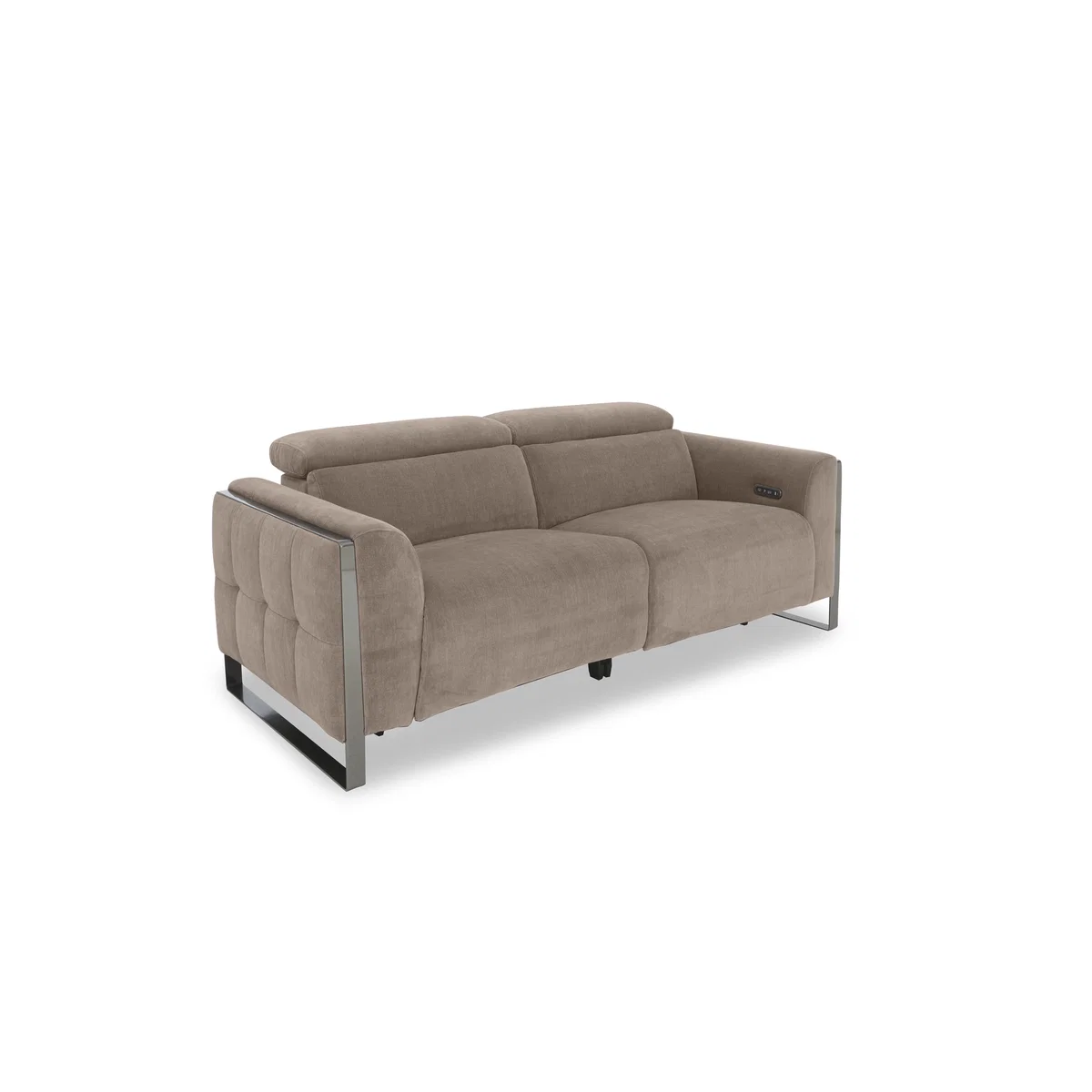 Gisella Fabric 2 Seater Power Recliner Sofa with Power Headrests - Dexter Pumpkin – image 10