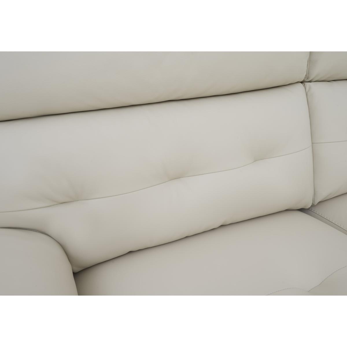 Brescia Leather 2 Seater Sofa - NC Pebble – image 8