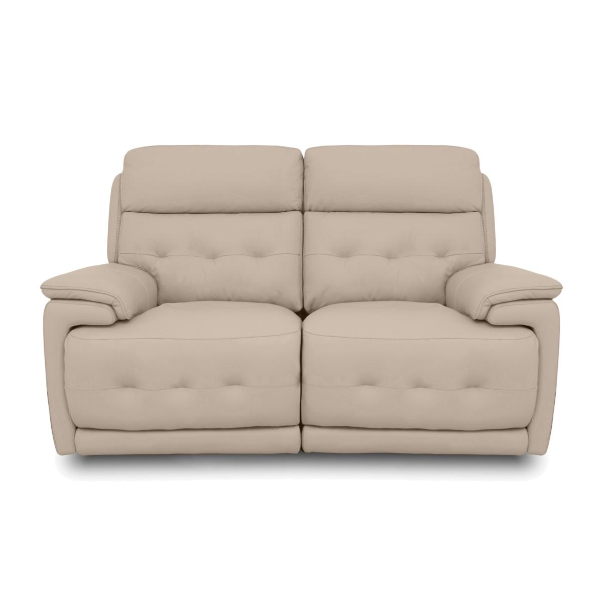 Brescia Leather 2 Seater Sofa - NC Pebble – image 1