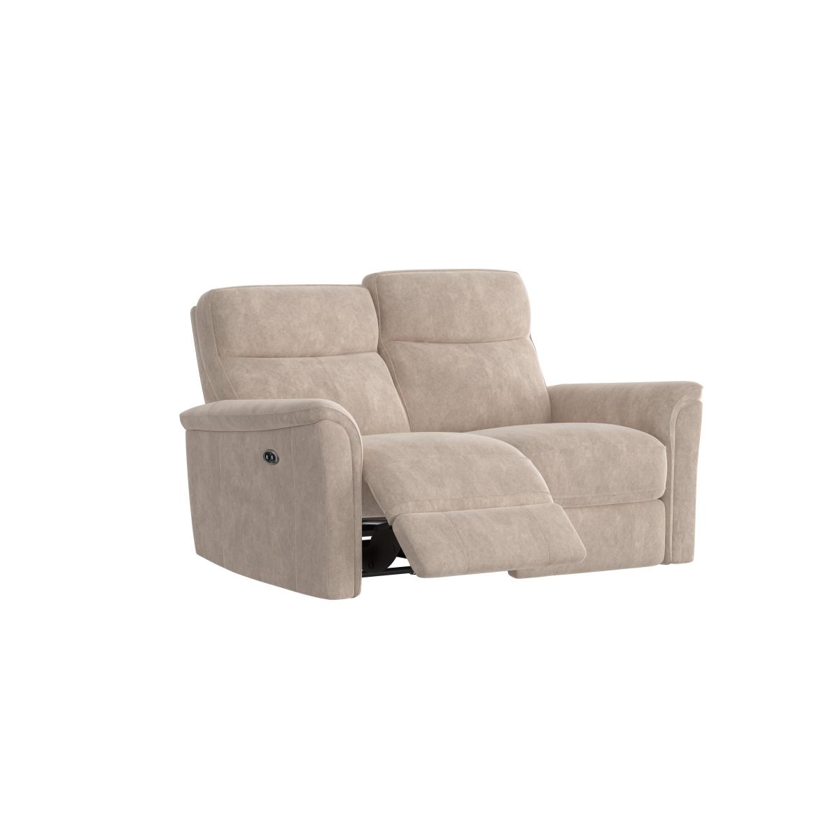 Piccolo 2 Seater Fabric Power Recliner Sofa - Wild Dove – image 2