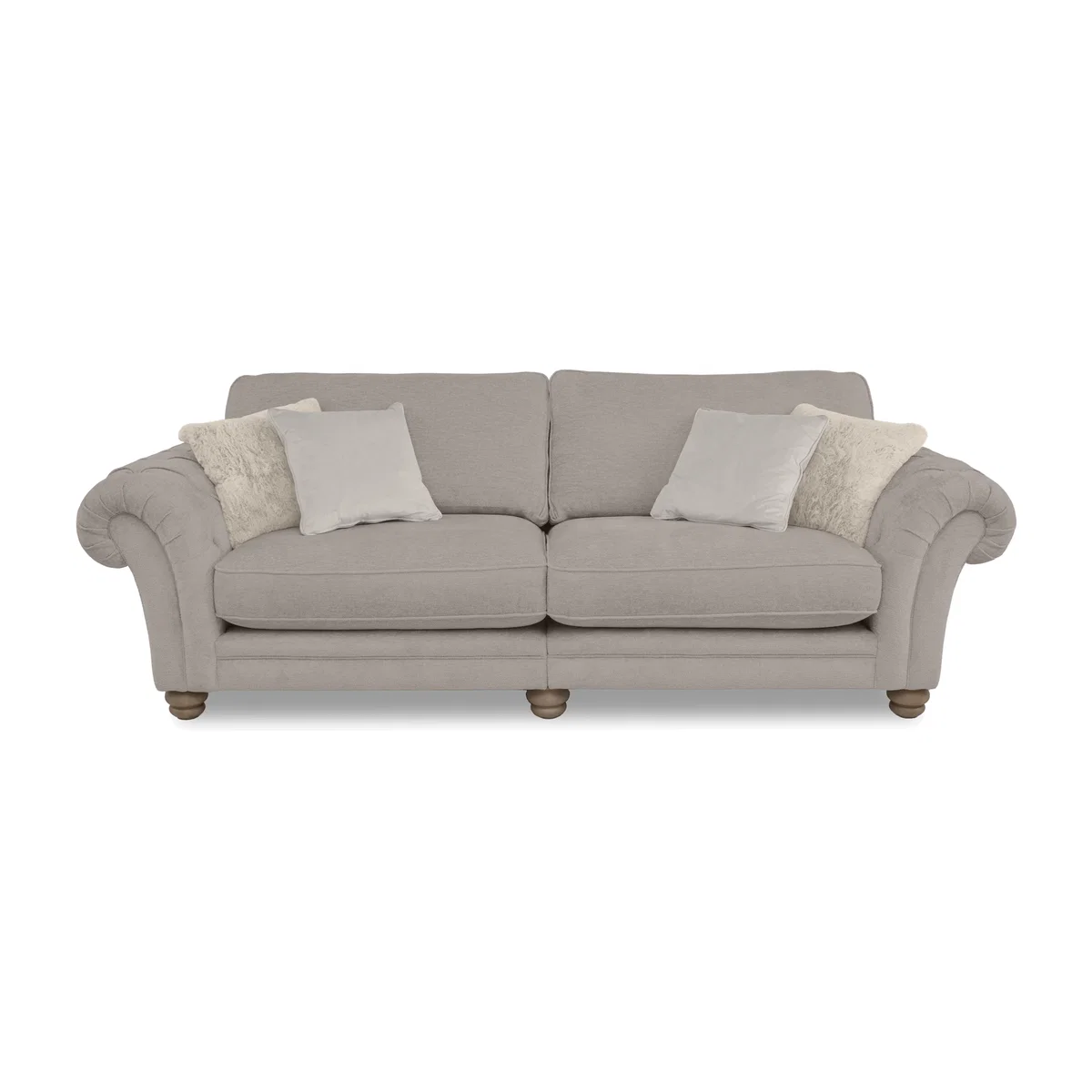 Cotswold 4 Seater Split Frame Classic Back Sofa - Darwin Mink – image 1