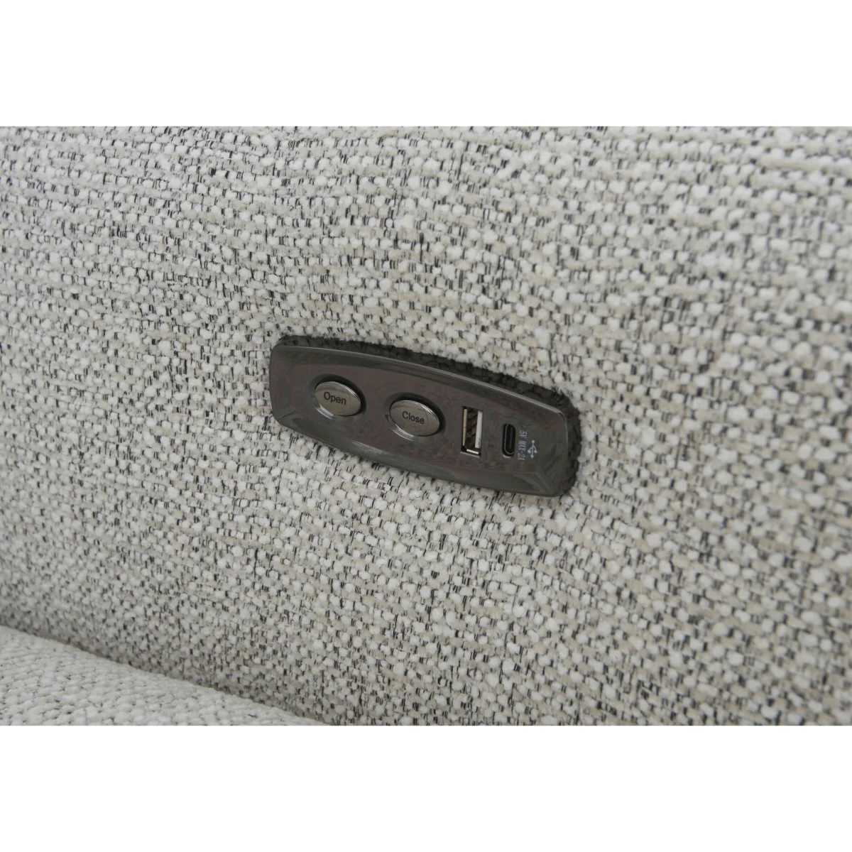 Nixon Fabric 2 Seater Power Recliner Sofa - Oyster - Sofas and Armchairs - In Time for Christmas – image 6