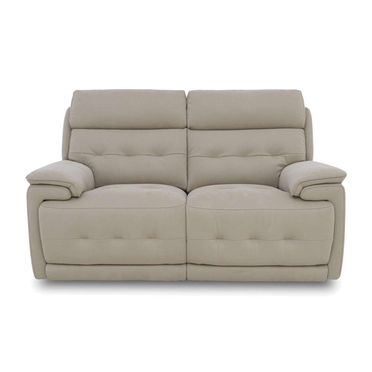 Brescia Fabric 2 Seater Sofa - Light Khaki – image 1