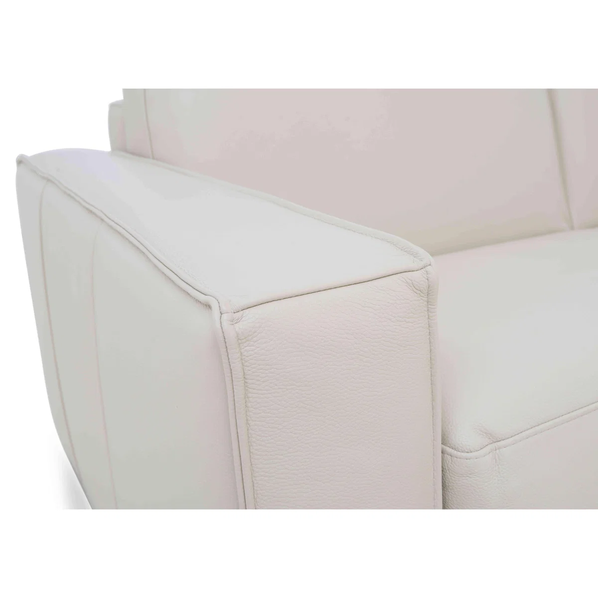 Parma 2 Seater Leather Sofa - NC Star White – image 2
