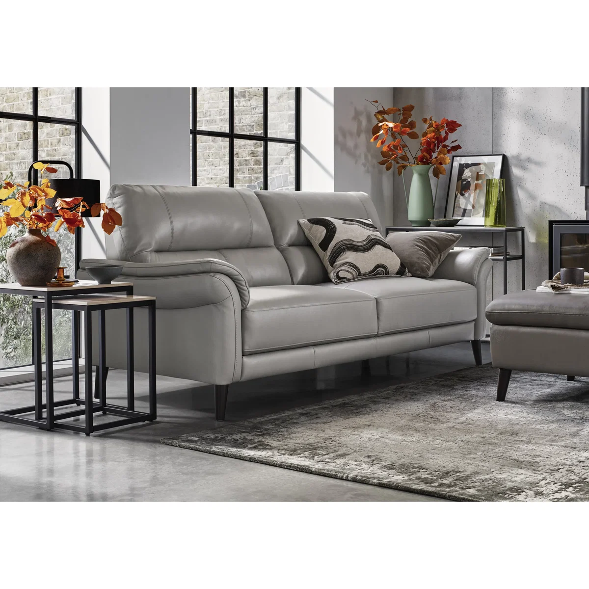 Winner 3 Seater Leather Sofa - Chocolate – image 2