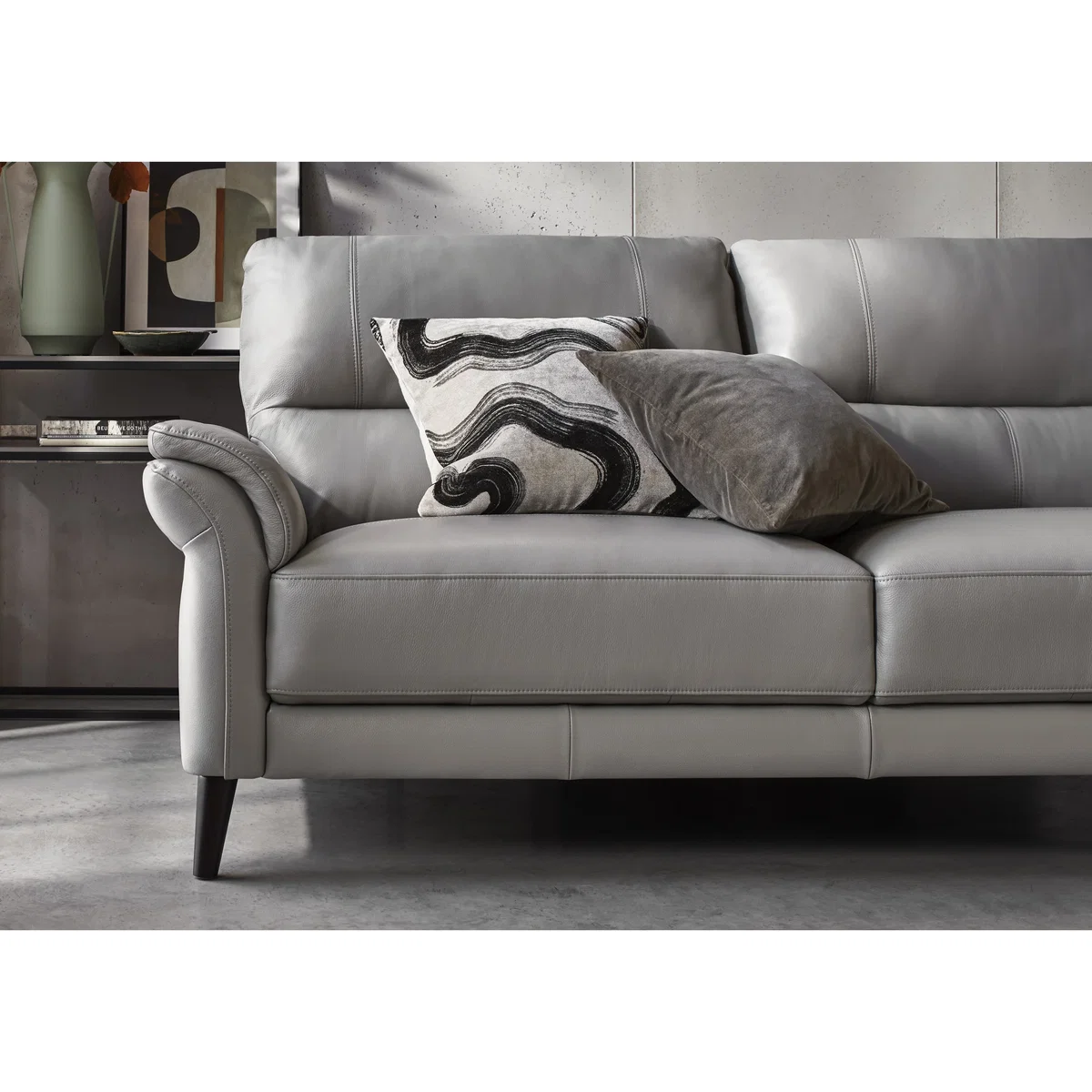 Winner 3 Seater Leather Sofa - Chocolate – image 3