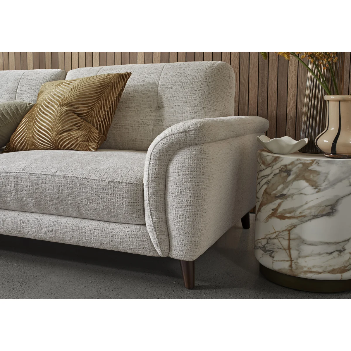 Chantilly 2 Seater Fabric Sofa and 2 Armchairs Set – image 2