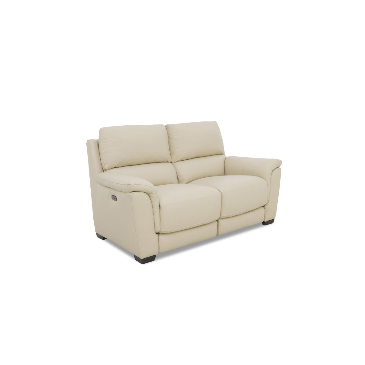 Compact Collection Medio 2 Seater NC Leather Sofa with Power Recliner - Carribean Sea – image 5