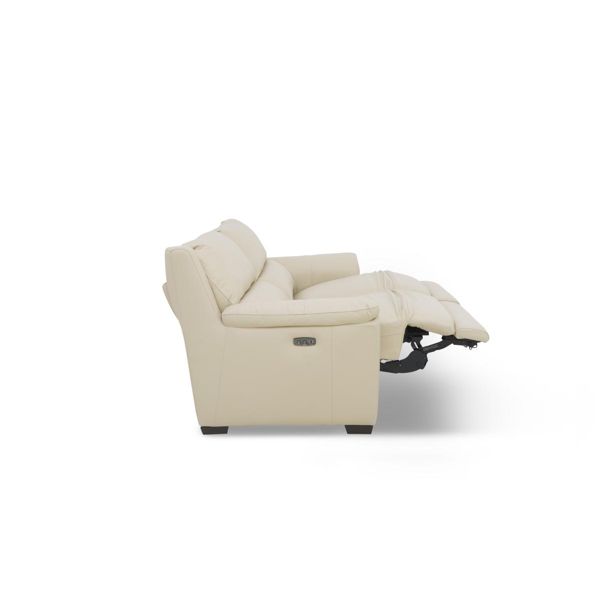 Compact Collection Medio 2 Seater NC Leather Sofa with Power Recliner - Carribean Sea – image 8