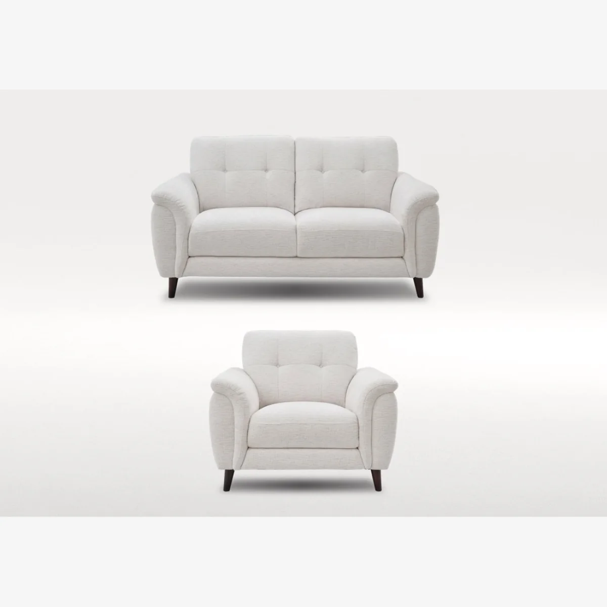 Chantilly 2 Seater Fabric Sofa and Armchair Set – image 1
