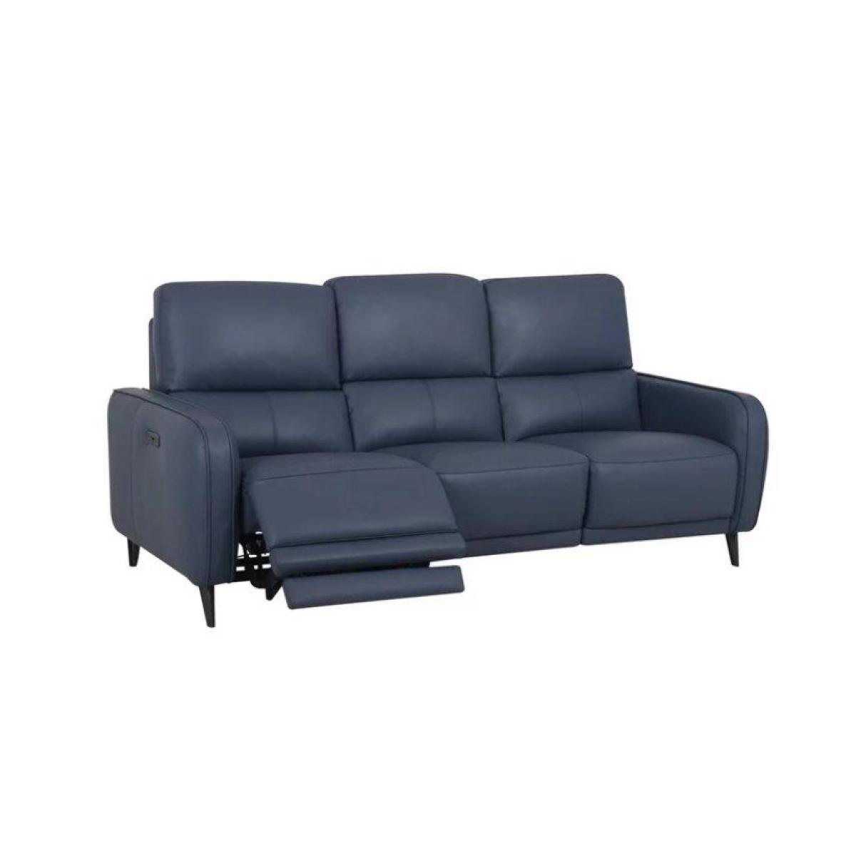Logan 3 Seater Leather Power Recliner Sofa – image 3