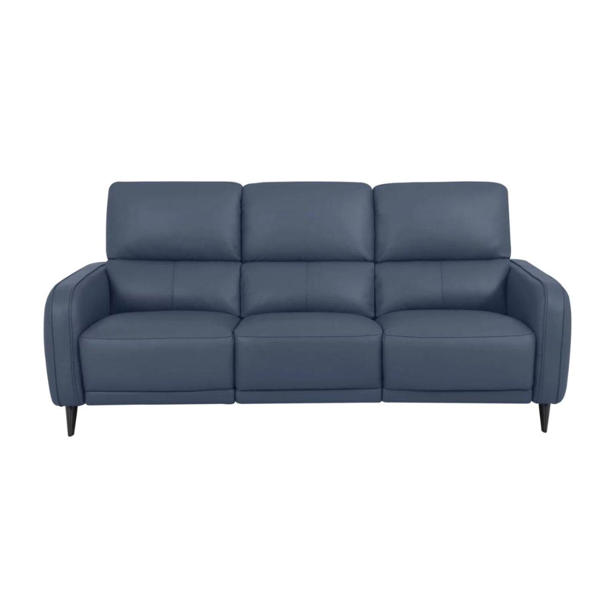 Logan 3 Seater Leather Power Recliner Sofa – image 1