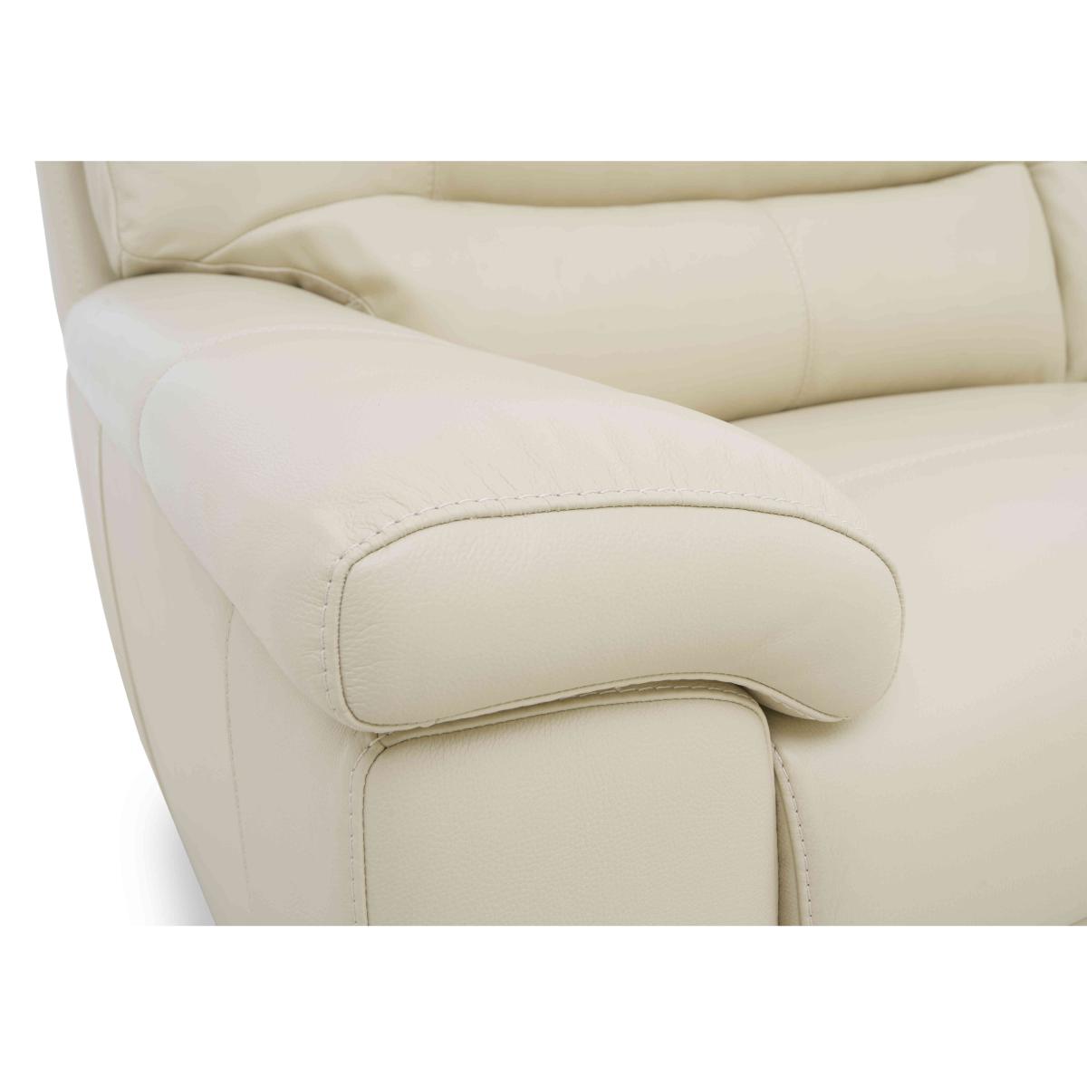 Hetty 3 Seater Leather Sofa - NC Bisque – image 5
