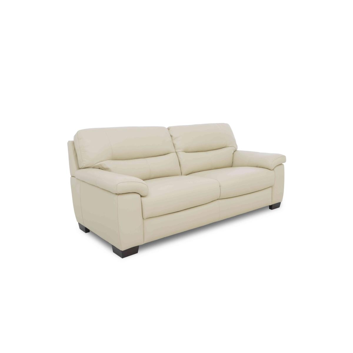 Hetty 3 Seater Leather Sofa - NC Bisque – image 8