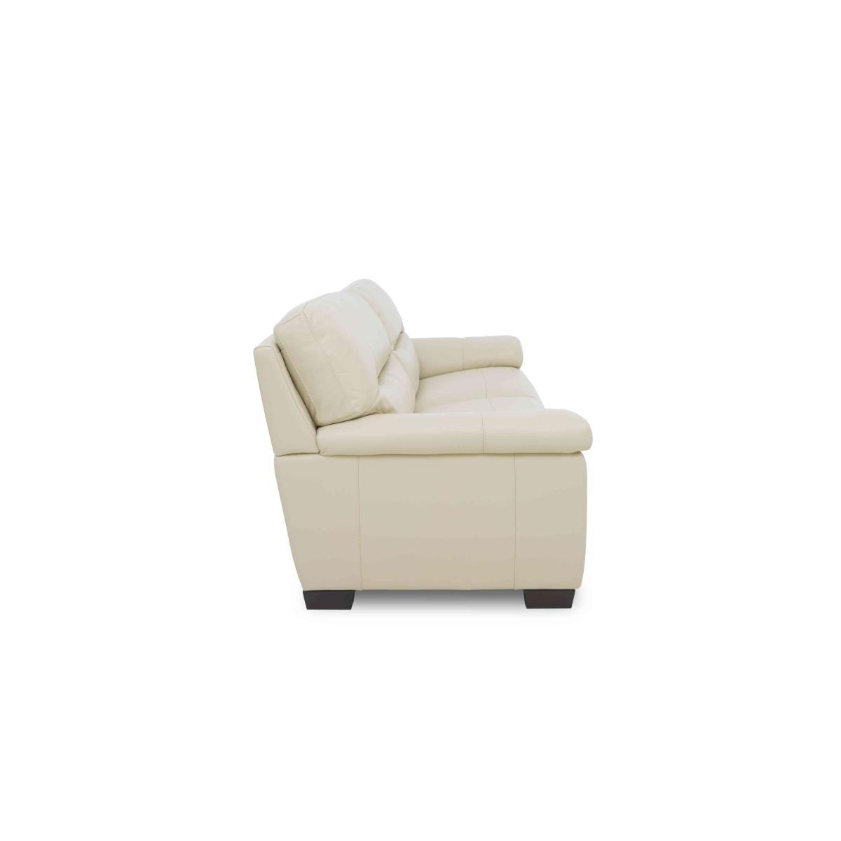 Hetty 3 Seater Leather Sofa - NC Bisque – image 9