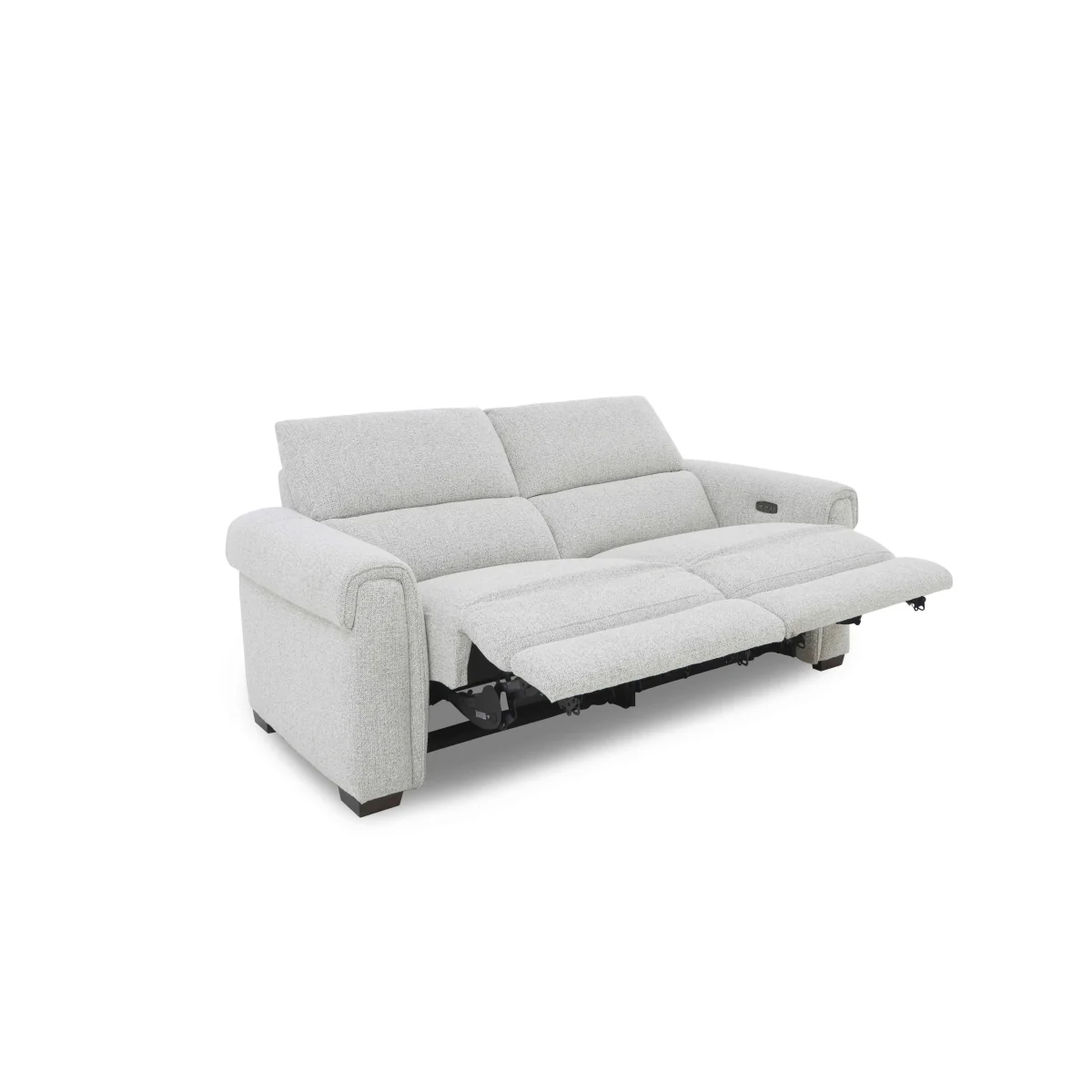 Nixon 2 Seater Fabric Power Recliner Sofa and 2 Armchairs Set - Oyster – image 5