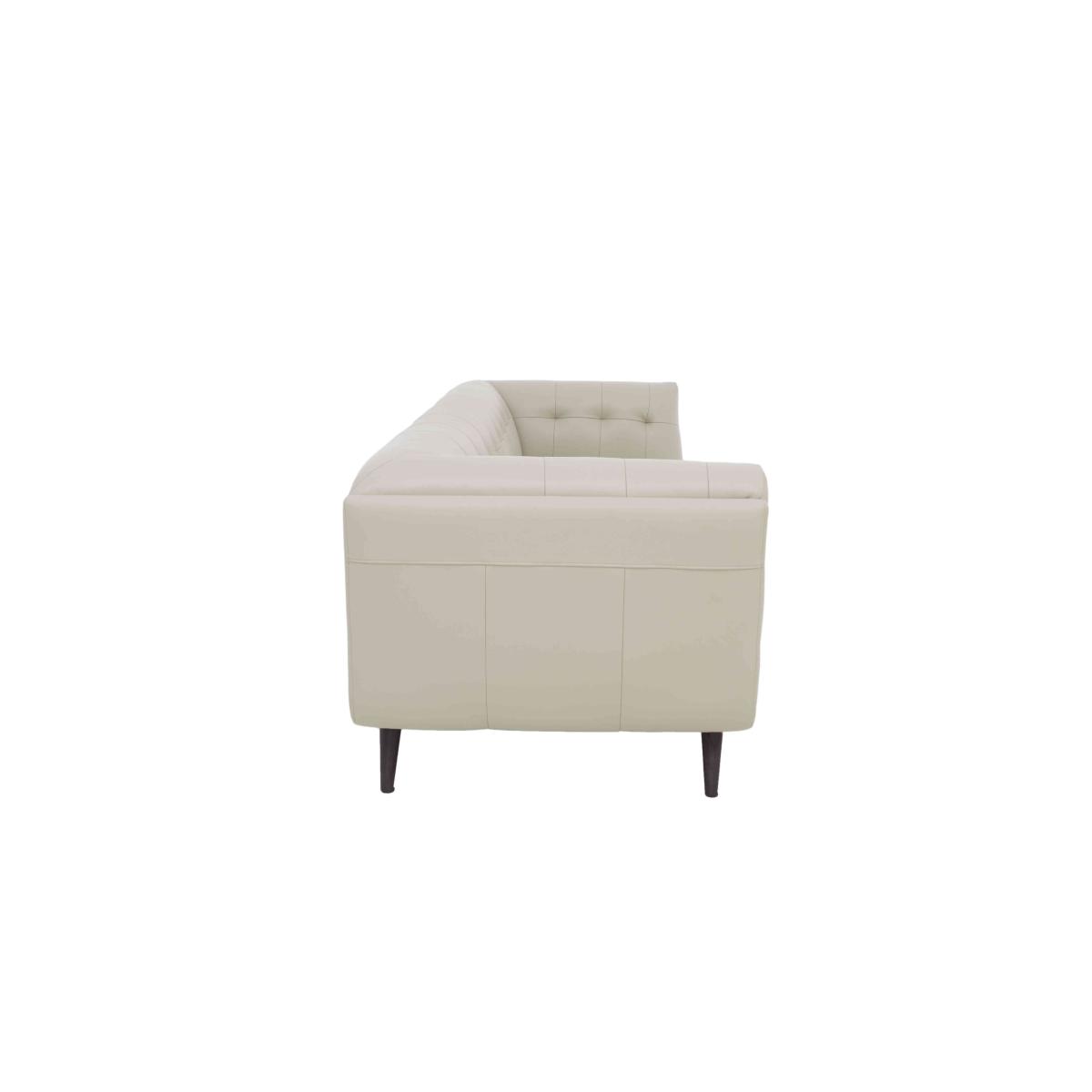 Rene 3 Seater Leather Sofa - Lavender Grey – image 7