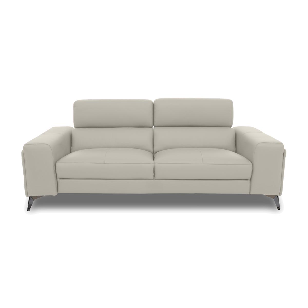 Action Leather 3 Seater Sofa - Sand – image 1