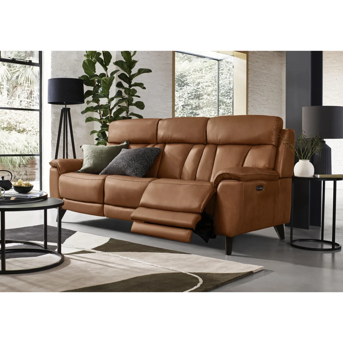 World of Leather - Dreamer 3 Seater NC Leather Sofa - Feather – image 2