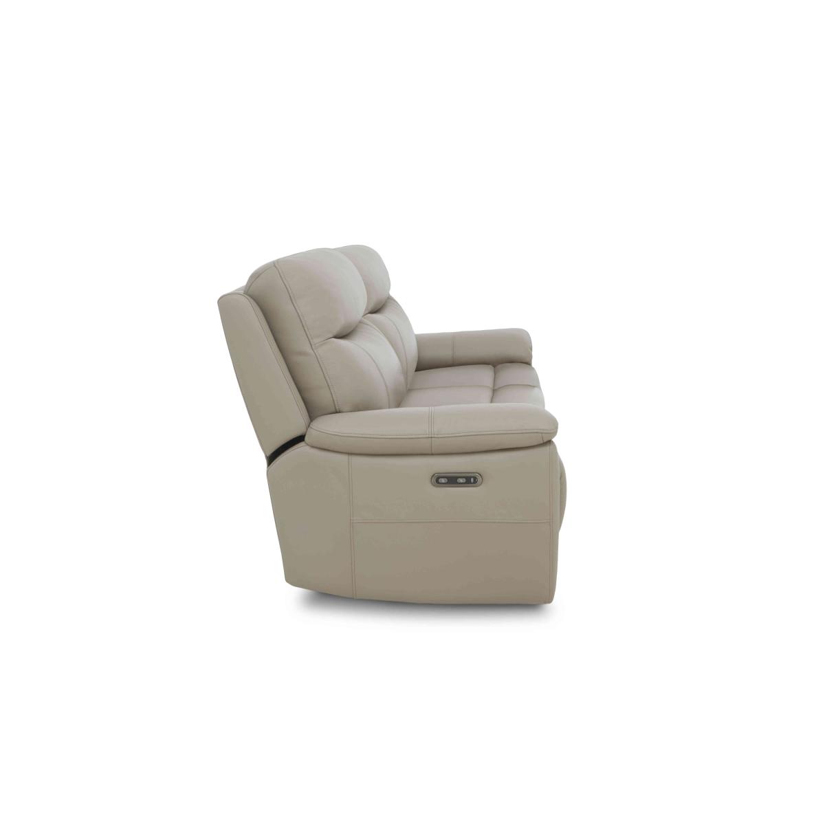 Sloane 3 Seater Leather Power Recliner Sofa - Butterscotch – image 9