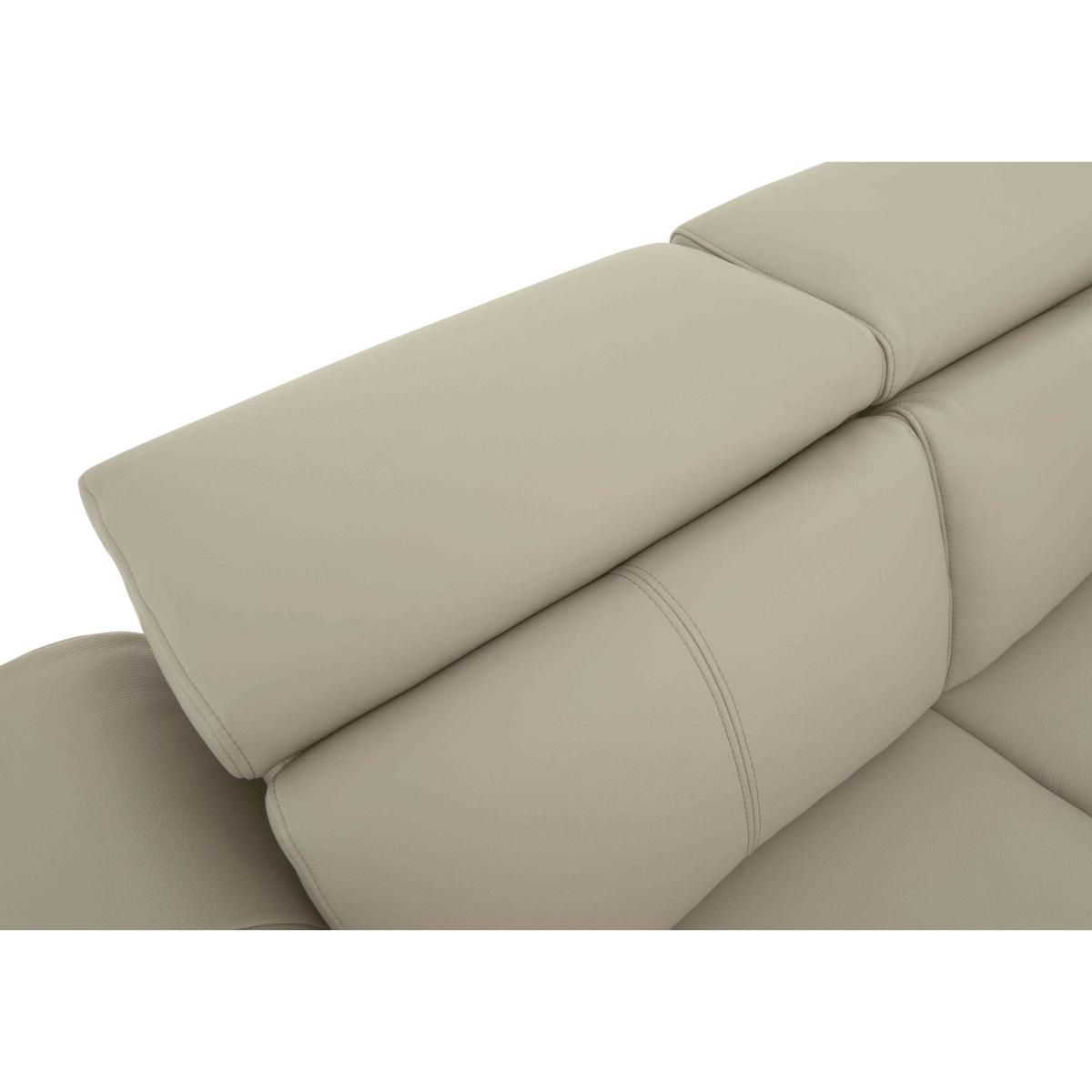 Gisella Leather 2 Seater Power Recliner Sofa with Power Headrests - Storm – image 5