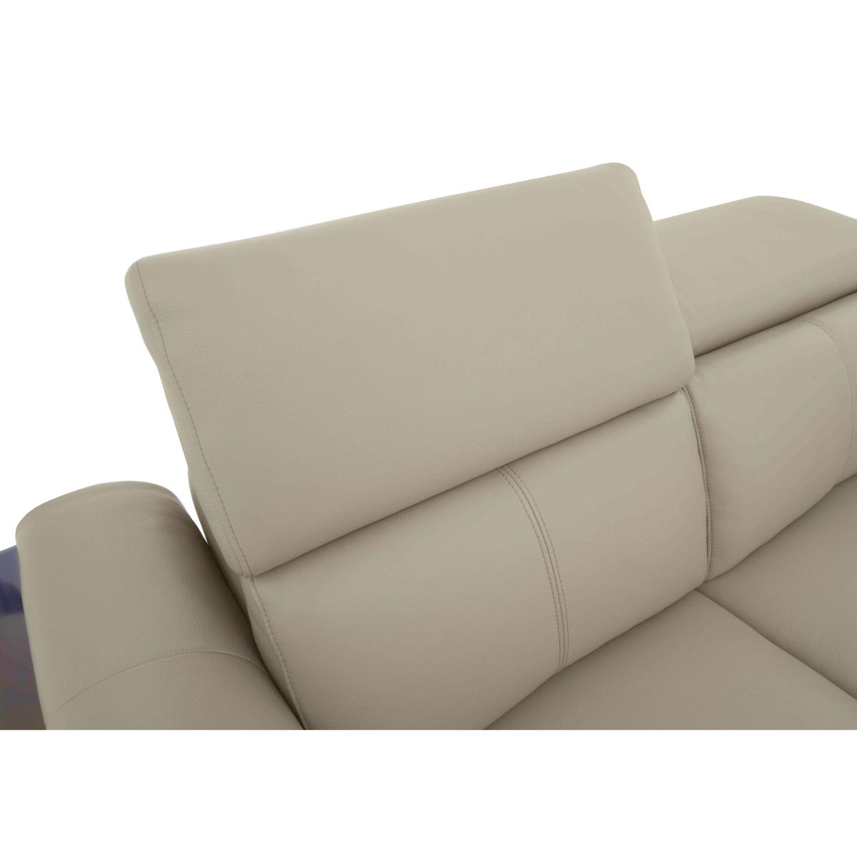 Gisella Leather 2 Seater Power Recliner Sofa with Power Headrests - Storm – image 6